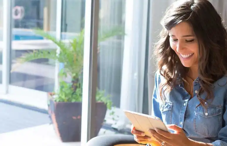 Adult student studying online while balancing work and family